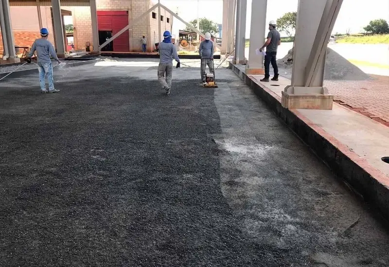 Piso de concreto armado preço