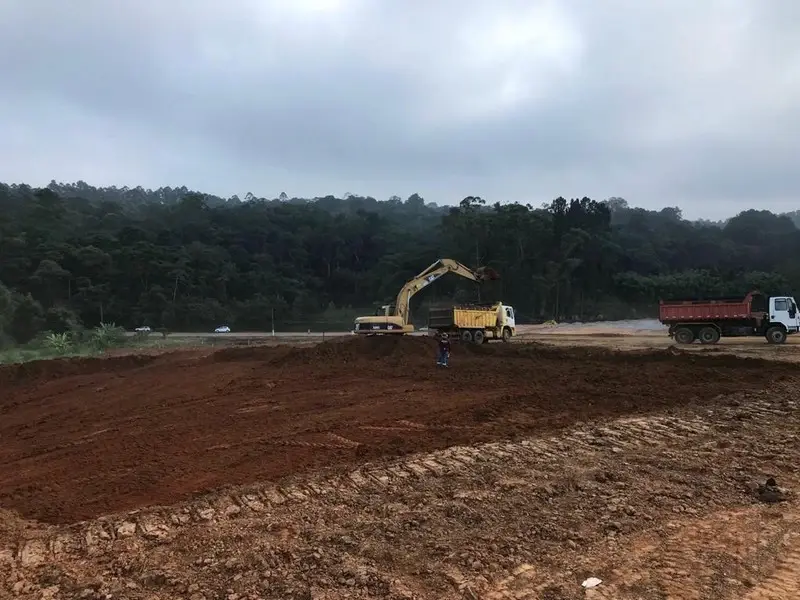 Serviço de terraplenagem